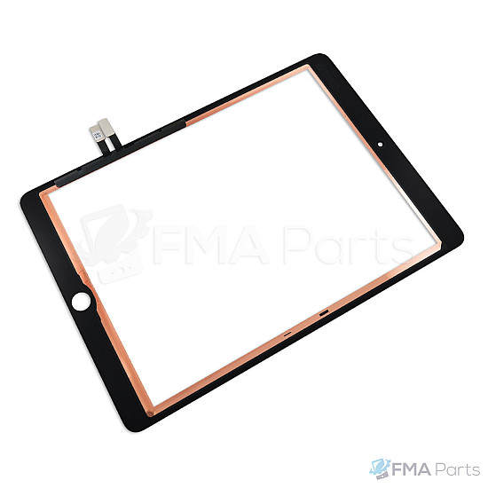 Glass Touch Screen Digitizer - Black [High Quality] (With Adhesive) for iPad 6 (2018)
